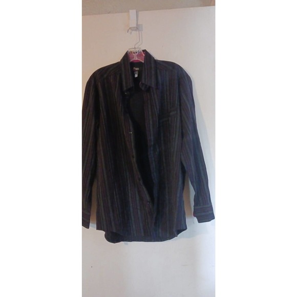Bertrand Marois Long SLEEVE Button Up Shirt size G/L Made in‎ Canada - Picture 1 of 12
